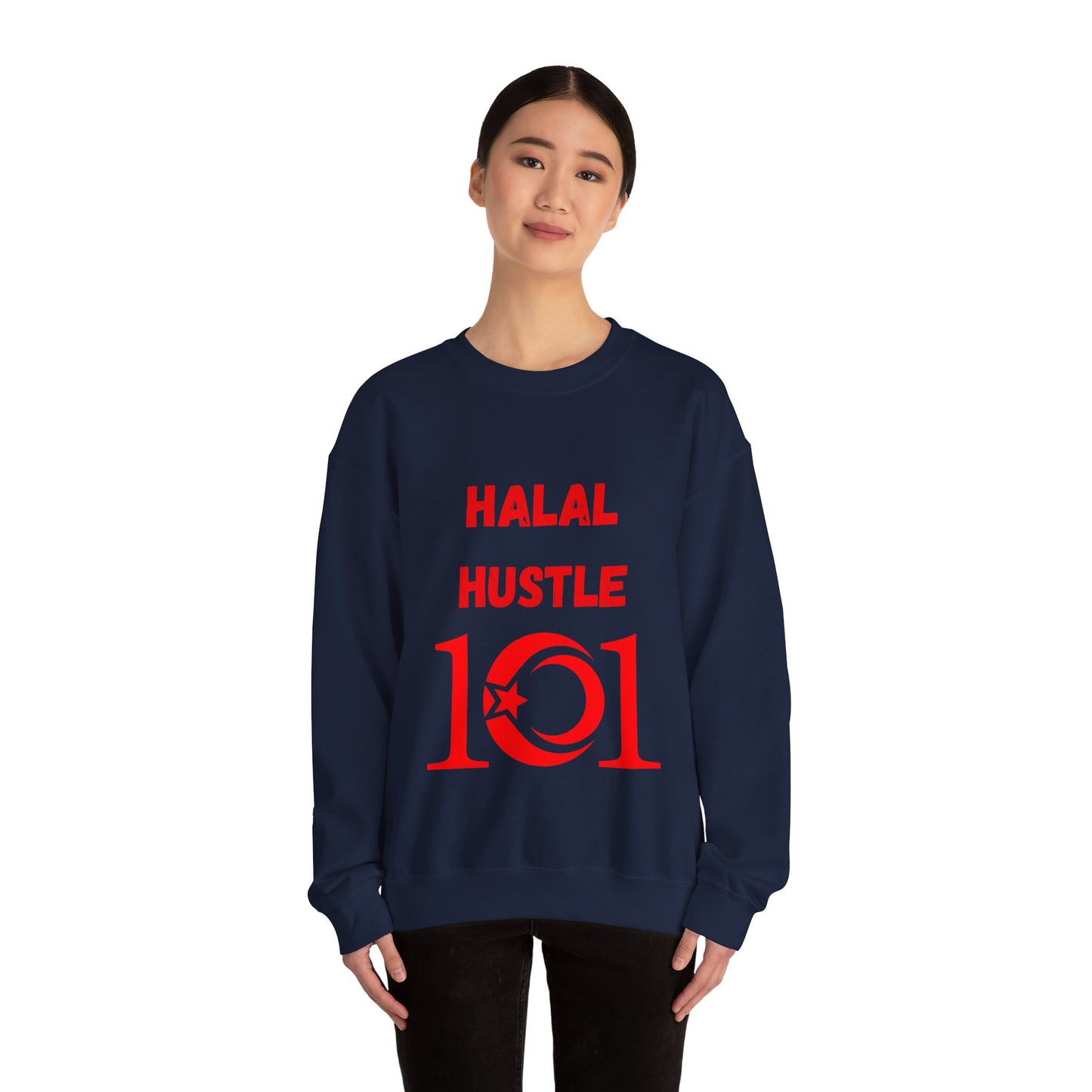 Halal Hustle 101 Unisex Crewneck Sweatshirt