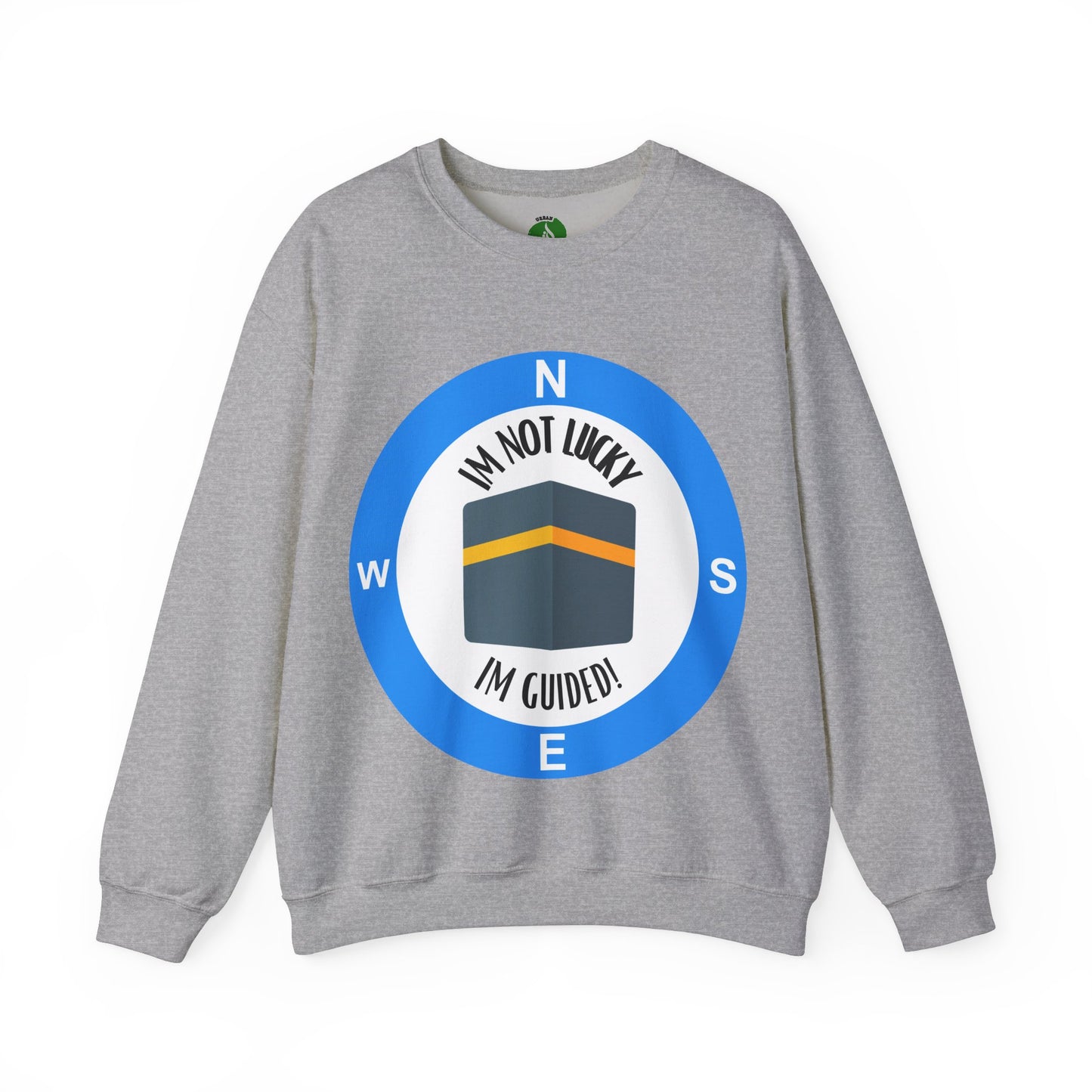 I'm Not Lucky, I'm Guided! Unisex Crewneck Sweatshirt Halal Fashion Sweat Shirt