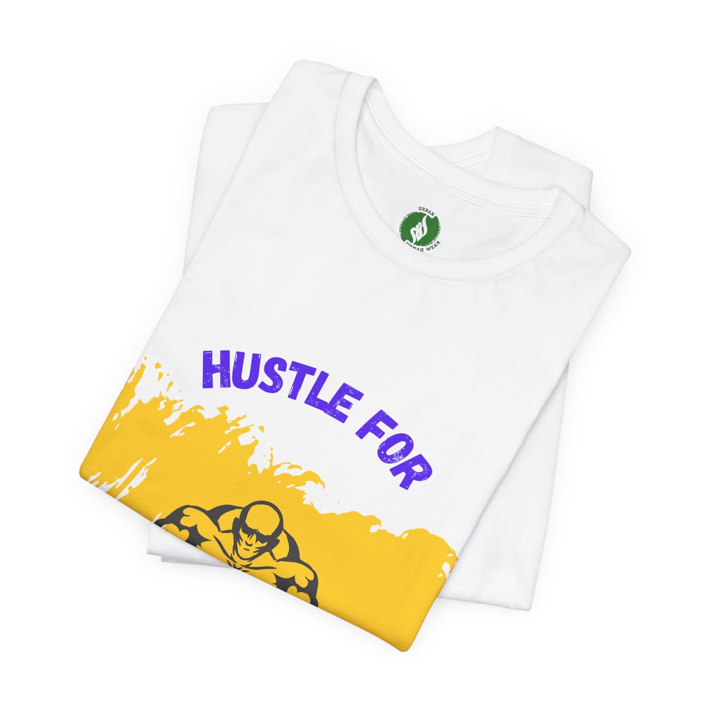 Motivational Fitness Tee - 'Hustle for That Muscle' Unisex Jersey Short Sleeve