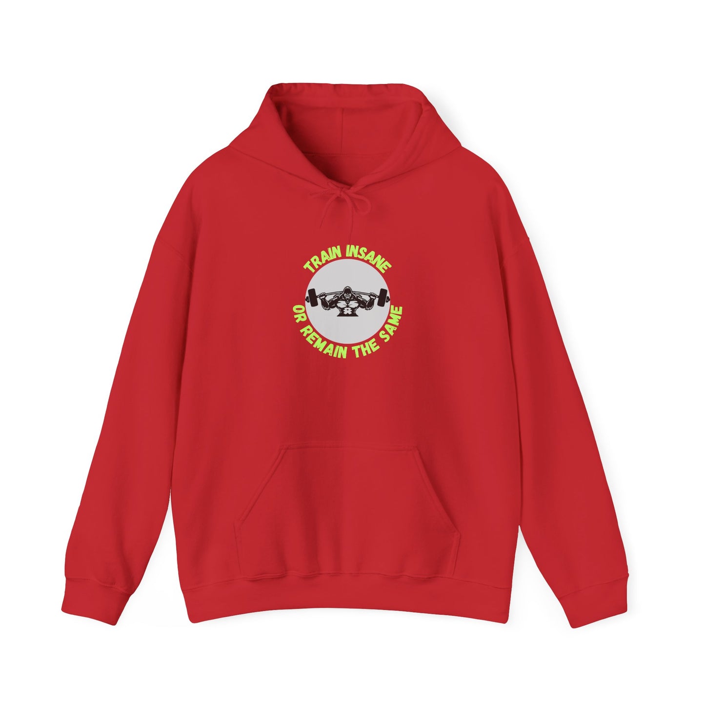 Train Insane Unisex Heavy Blend™ Hoodie - Motivational Gym Sweatshirt