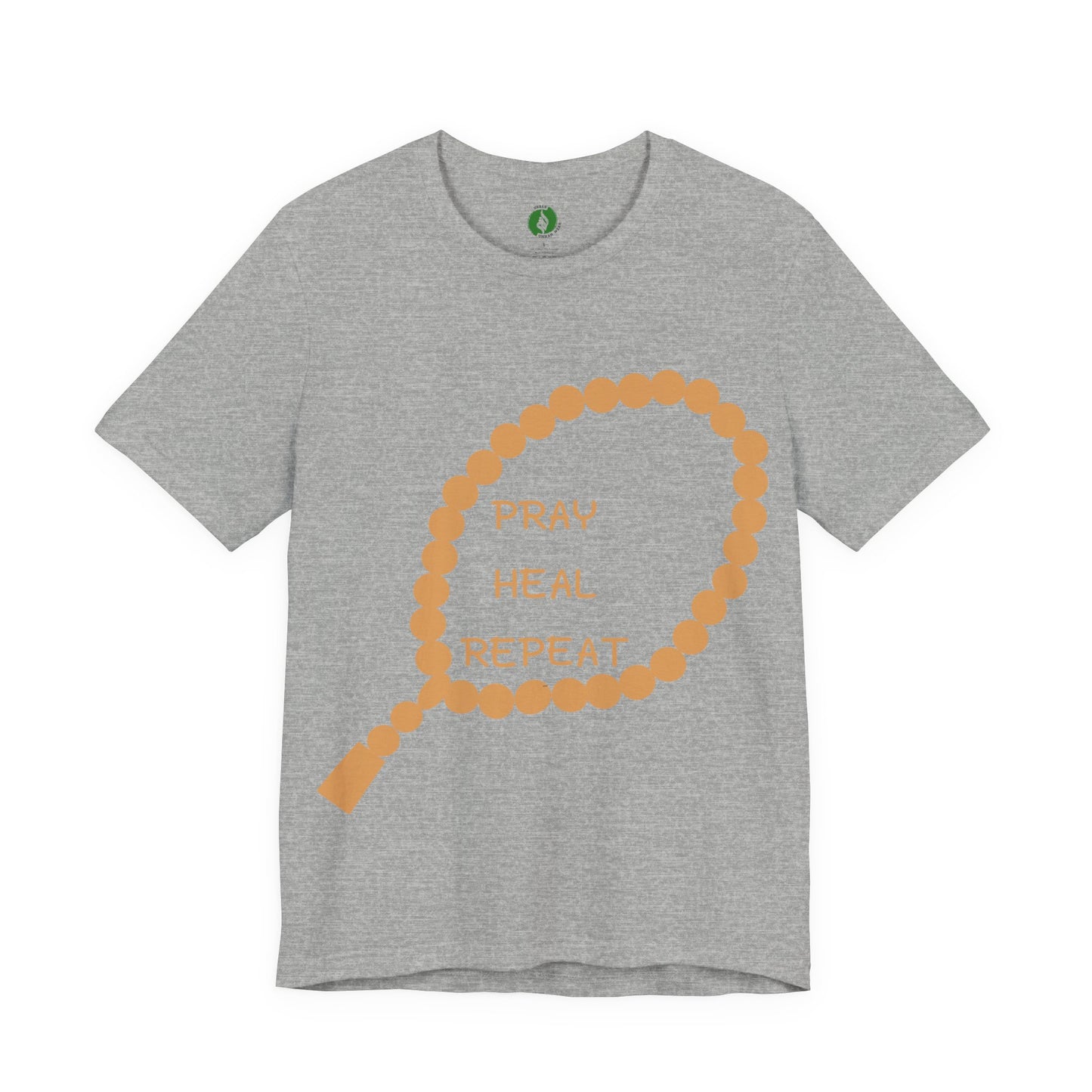 Pray Heal Repeat Unisex Jersey Tee - Inspirational Spiritual Shirt