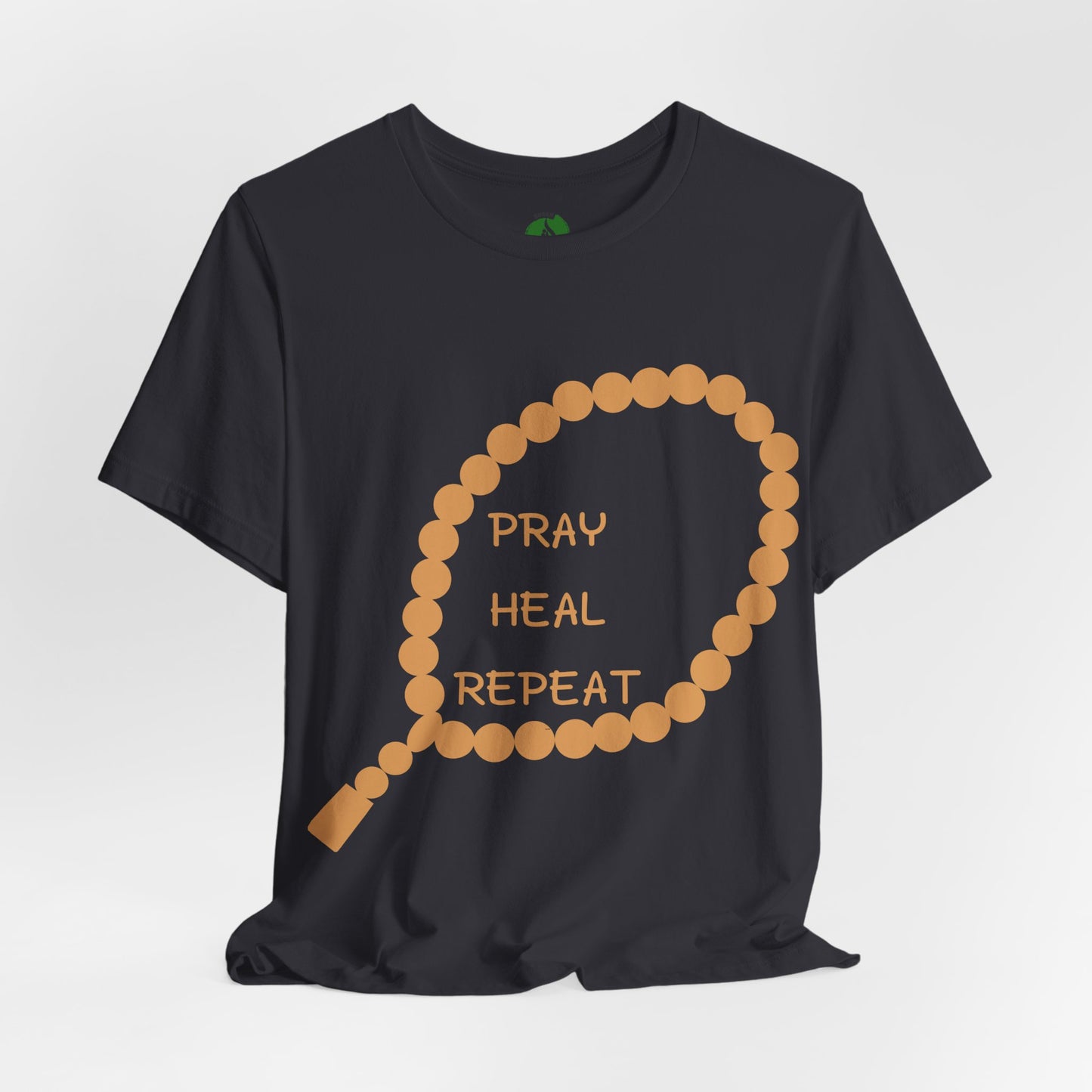 Pray Heal Repeat Unisex Jersey Tee - Inspirational Spiritual Shirt