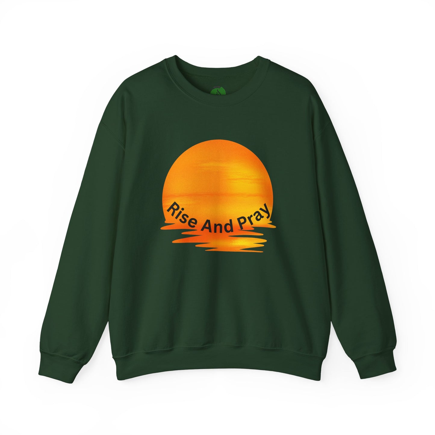 Rise And Pray Unisex Crewneck Sweatshirt - Cozy Spiritual Vibe