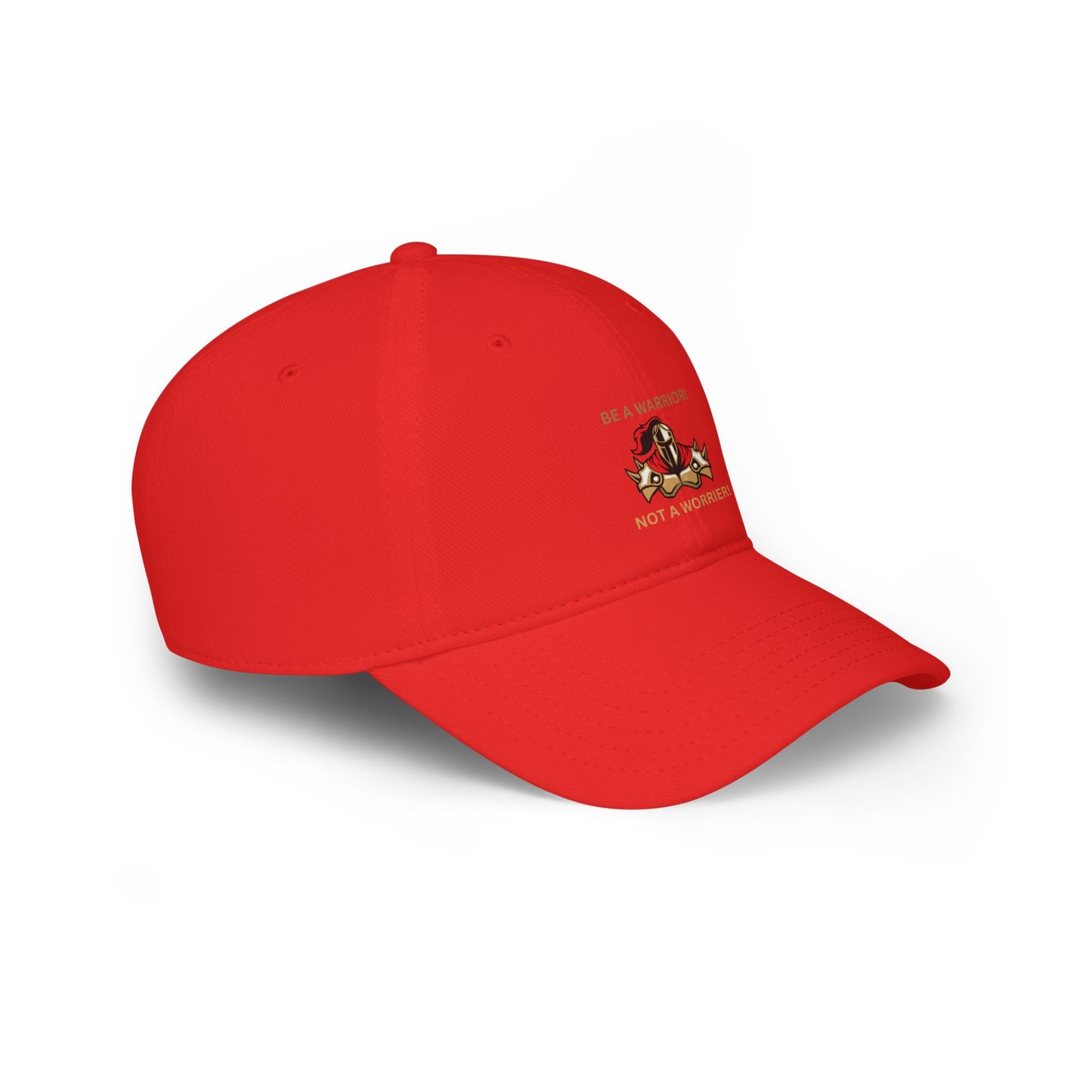 Inspirational Warrior Baseball Cap - Be a Warrior, Not a Worrier Humour Joke Cap