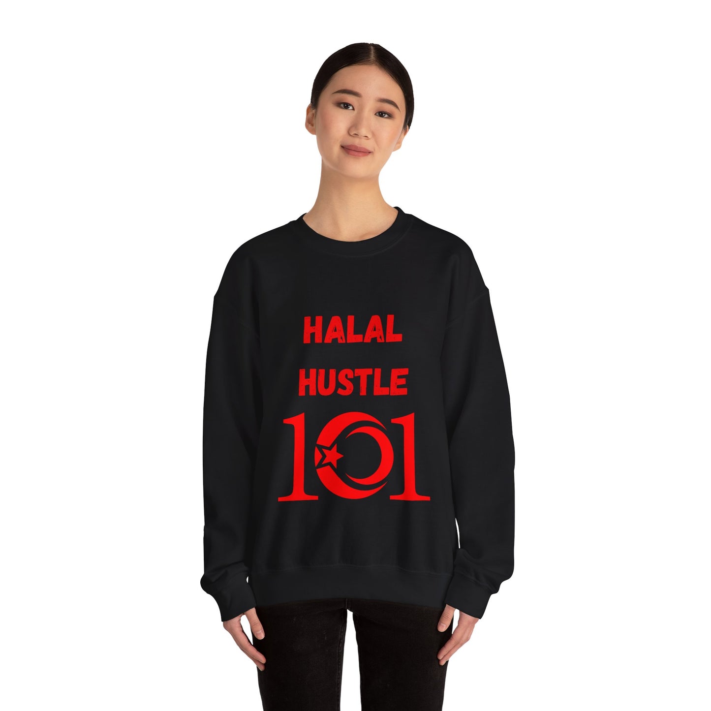 Halal Hustle 101 Unisex Crewneck Sweatshirt