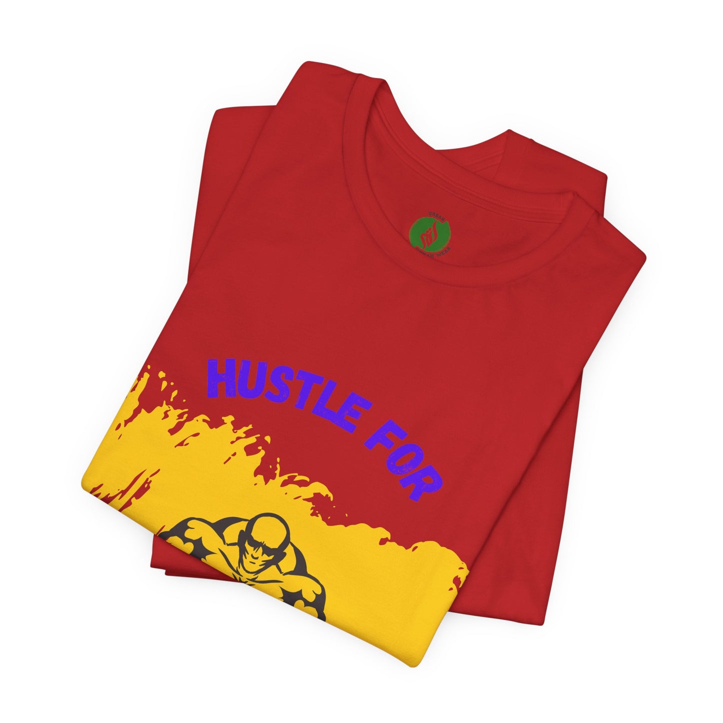 Motivational Fitness Tee - 'Hustle for That Muscle' Unisex Jersey Short Sleeve