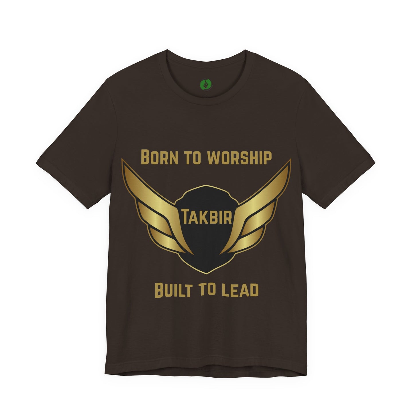 Inspirational Unisex Short Sleeve Tee - 'Born to Worship'