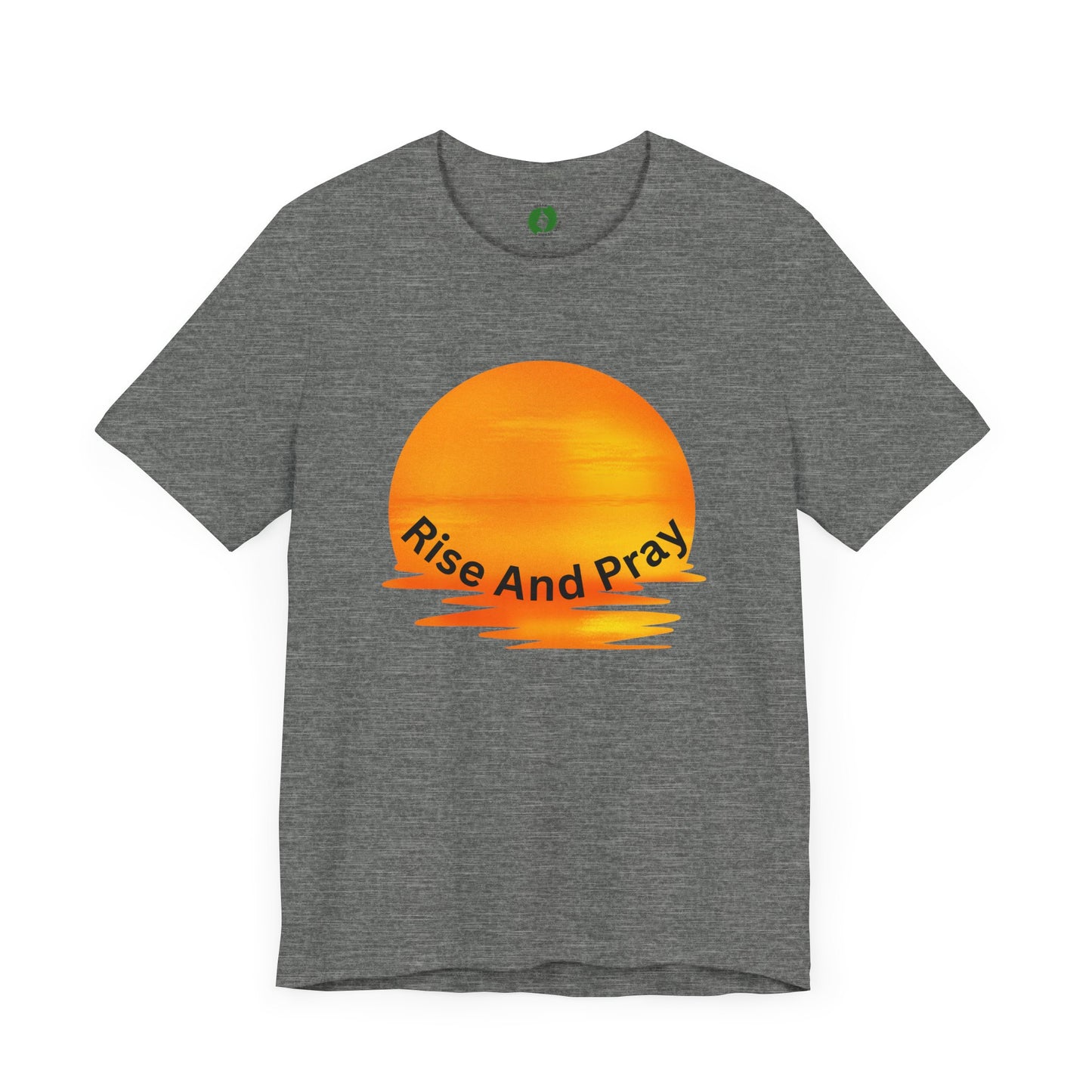 Sunrise 'Rise And Pray' Unisex Tee - Inspirational Short Sleeve Shirt Muslim Street Wear