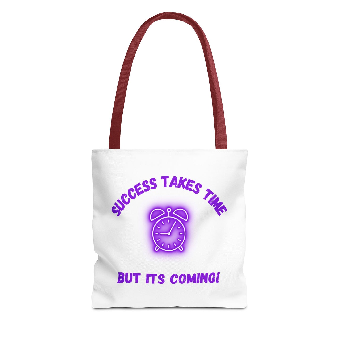 Motivational Accessories Tote Bag - ‘Success Takes Time, But It’s Coming!’