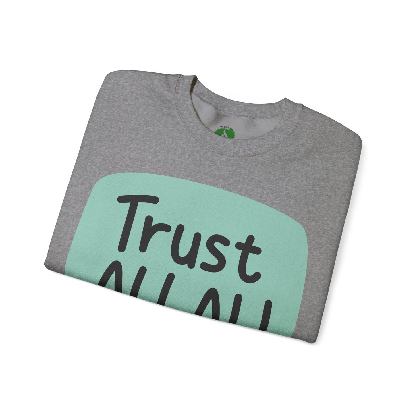 Trust Allah Crewneck Sweatshirt - Unisex Heavy Blend™ Islamic Fashion Sweat Shirt