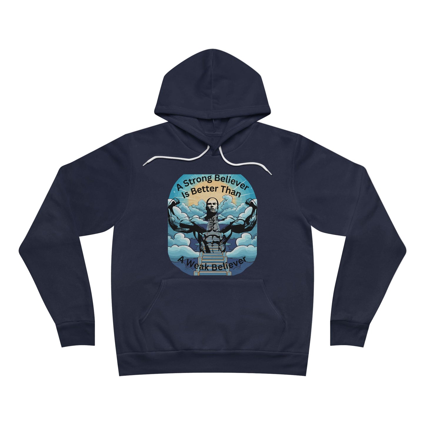 Inspirational Believer Hoodie - Unisex Sponge Fleece Pullover with Empowering Design Muslim Clothing