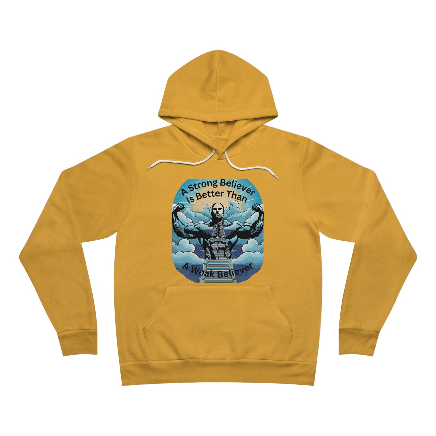 Inspirational Believer Hoodie - Unisex Sponge Fleece Pullover with Empowering Design Muslim Clothing