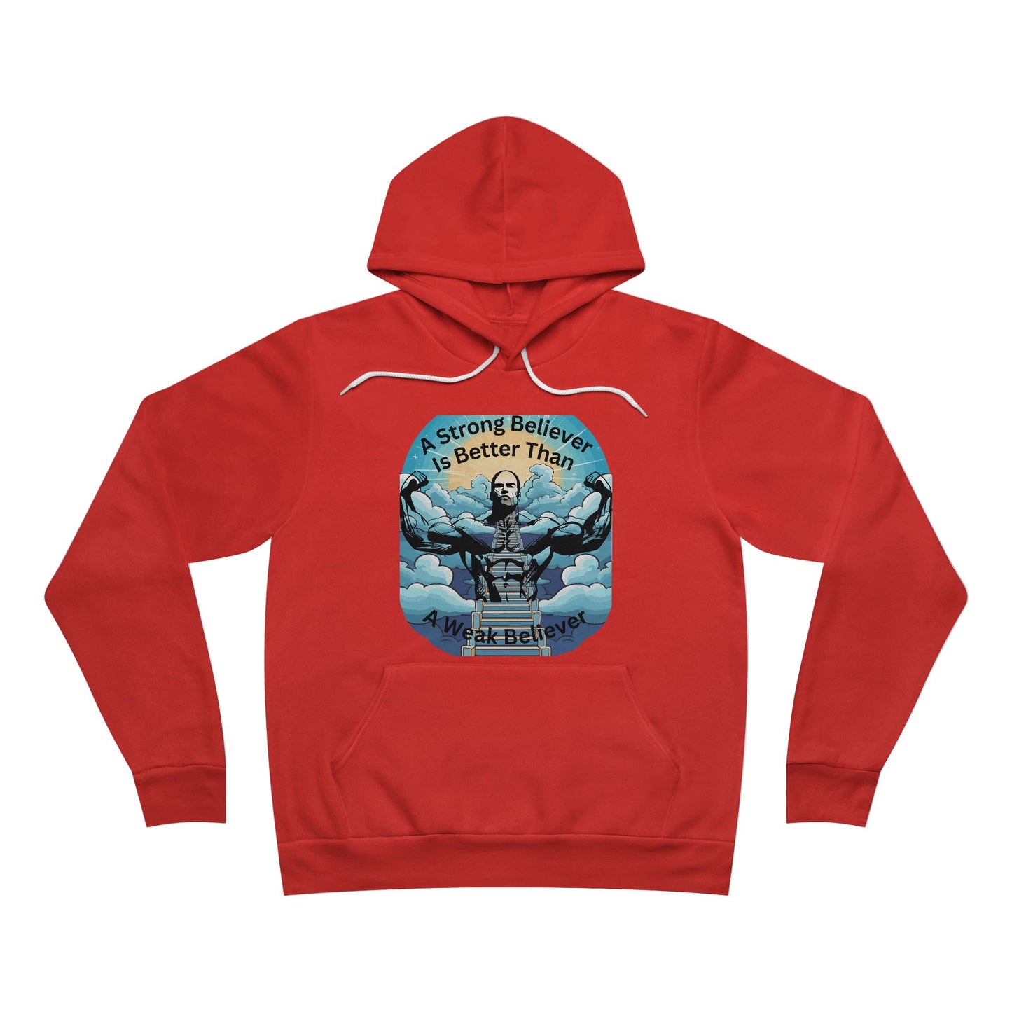 Inspirational Believer Hoodie - Unisex Sponge Fleece Pullover with Empowering Design Muslim Clothing