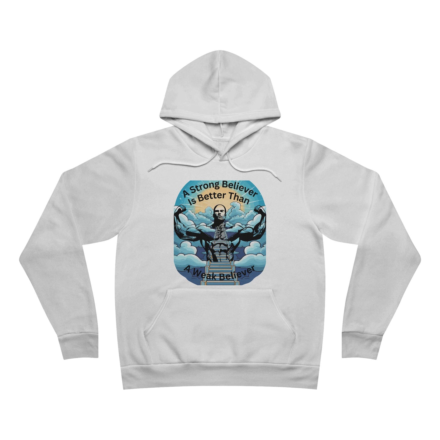 Inspirational Believer Hoodie - Unisex Sponge Fleece Pullover with Empowering Design Muslim Clothing