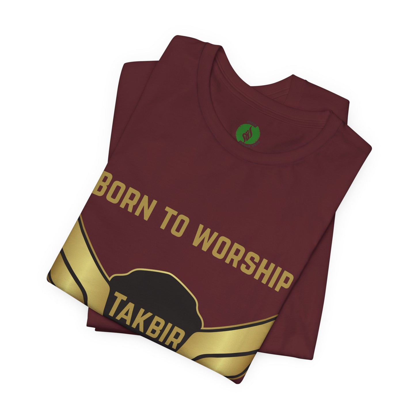 Inspirational Unisex Short Sleeve Tee - 'Born to Worship'