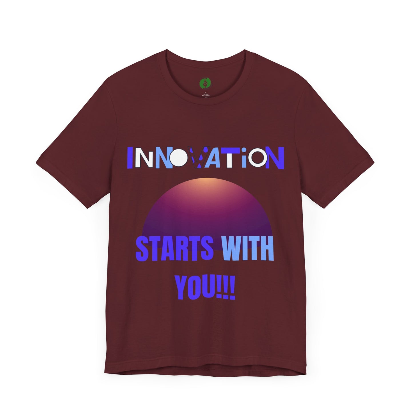 Inspirational Innovation Tee for Creative Minds Gym Clothing T Shirt