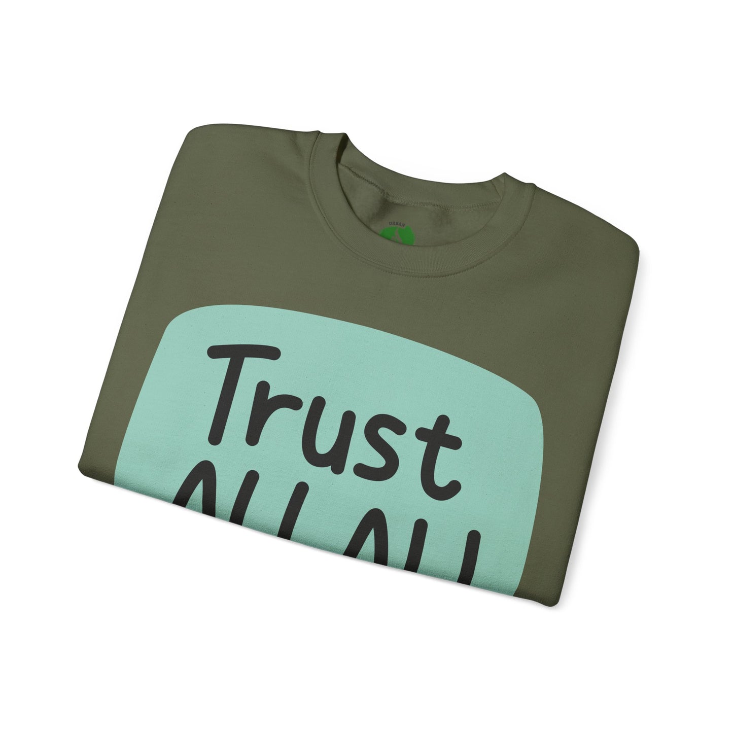 Trust Allah Crewneck Sweatshirt - Unisex Heavy Blend™ Islamic Fashion Sweat Shirt
