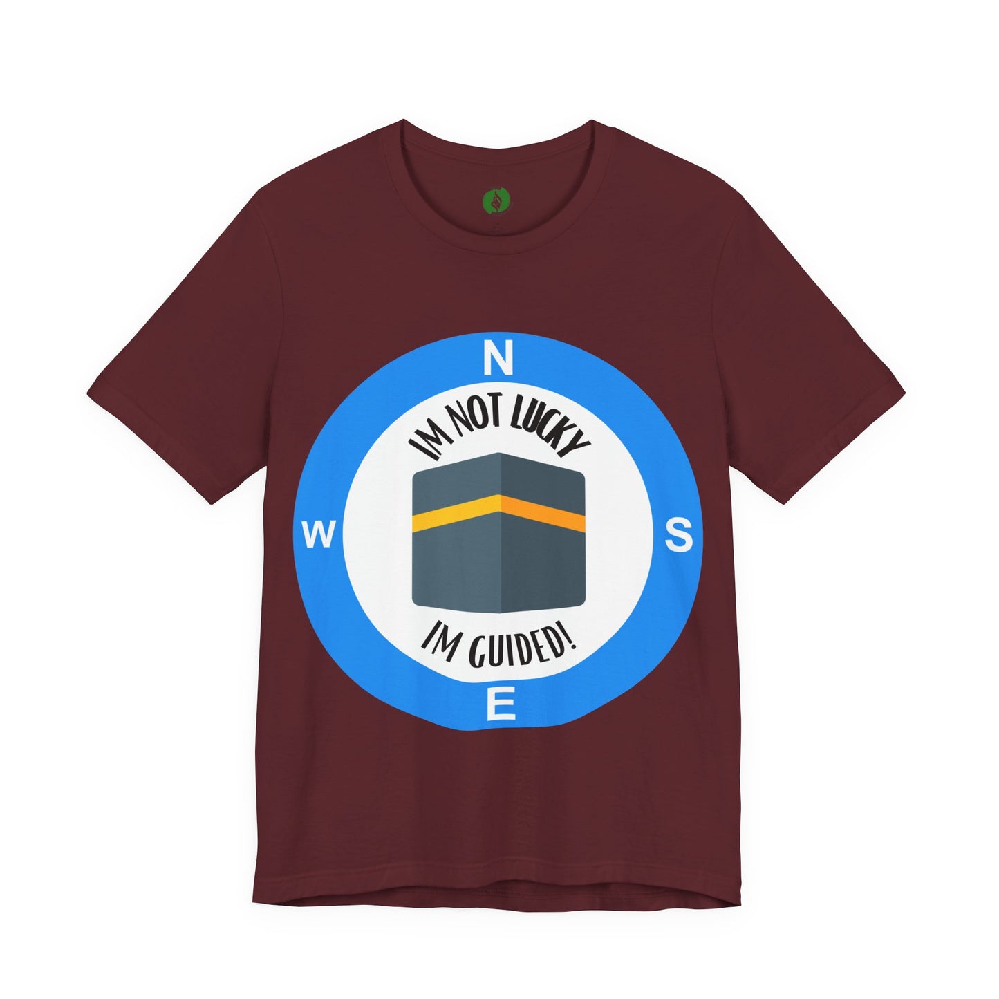 Guided Journey Unisex Jersey Tee - Inspirational Compass Design
