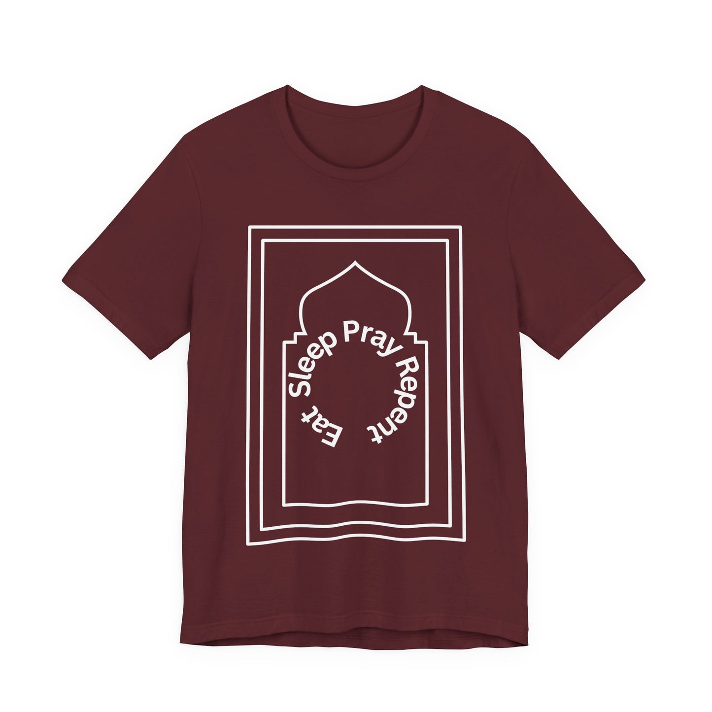 Inspirational Unisex Tee - 'Sleep Pray Repeat'