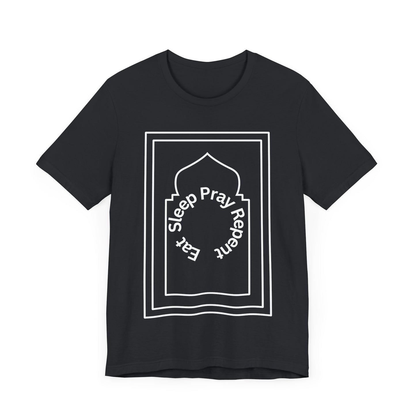 Inspirational Unisex Tee - 'Sleep Pray Repeat' Islamic Clothing