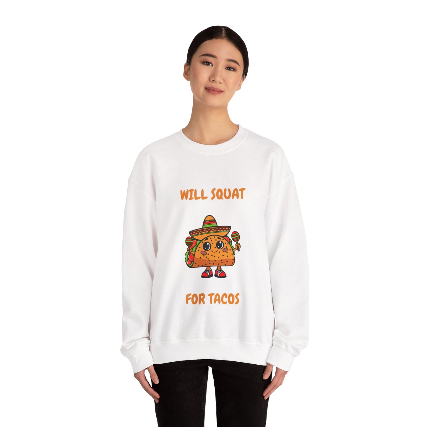 Funny Gym Quote Sweatshirt — Motivational Workout Crewneck
