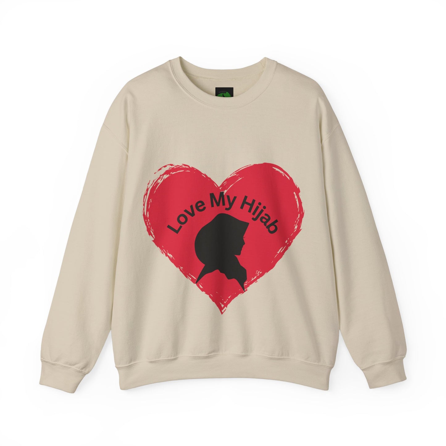 Love My Hijab Heavy Blend Sweatshirt - Unisex Crewneck for Comfort and Style Muslim Women Clothing