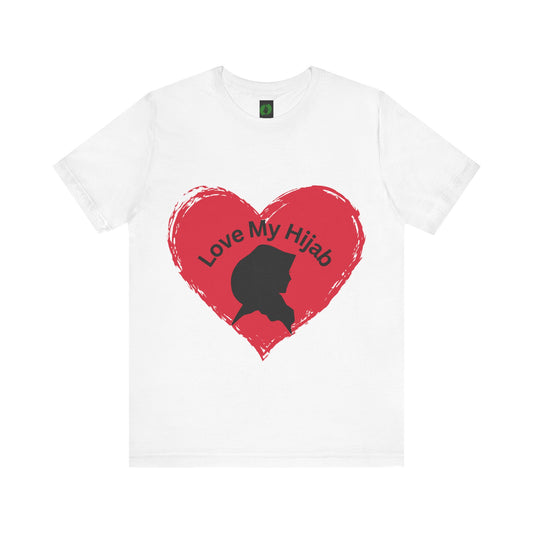 Love My Hijab T Shirt Muslim Women Clothing