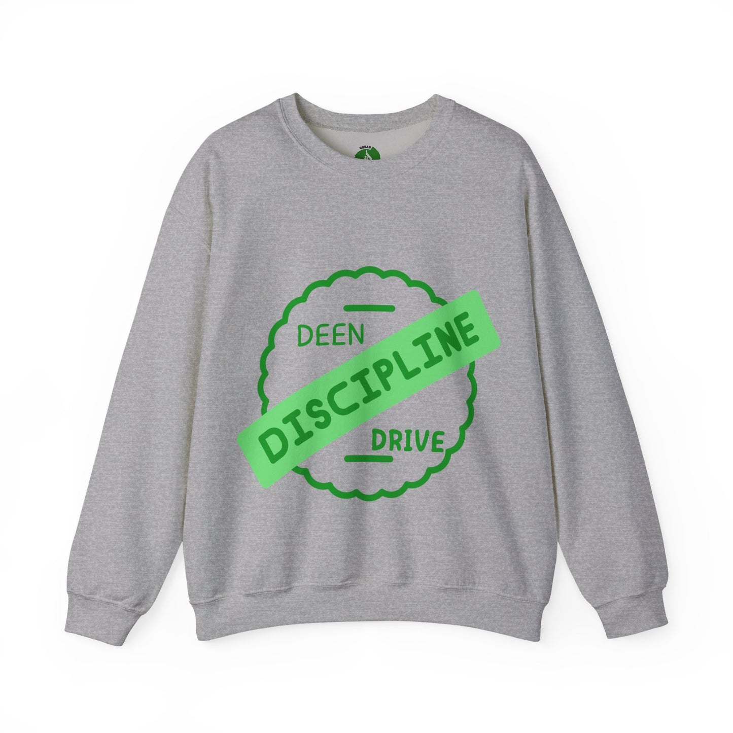 Motivational Crewneck Sweatshirt - Discipline & Drive