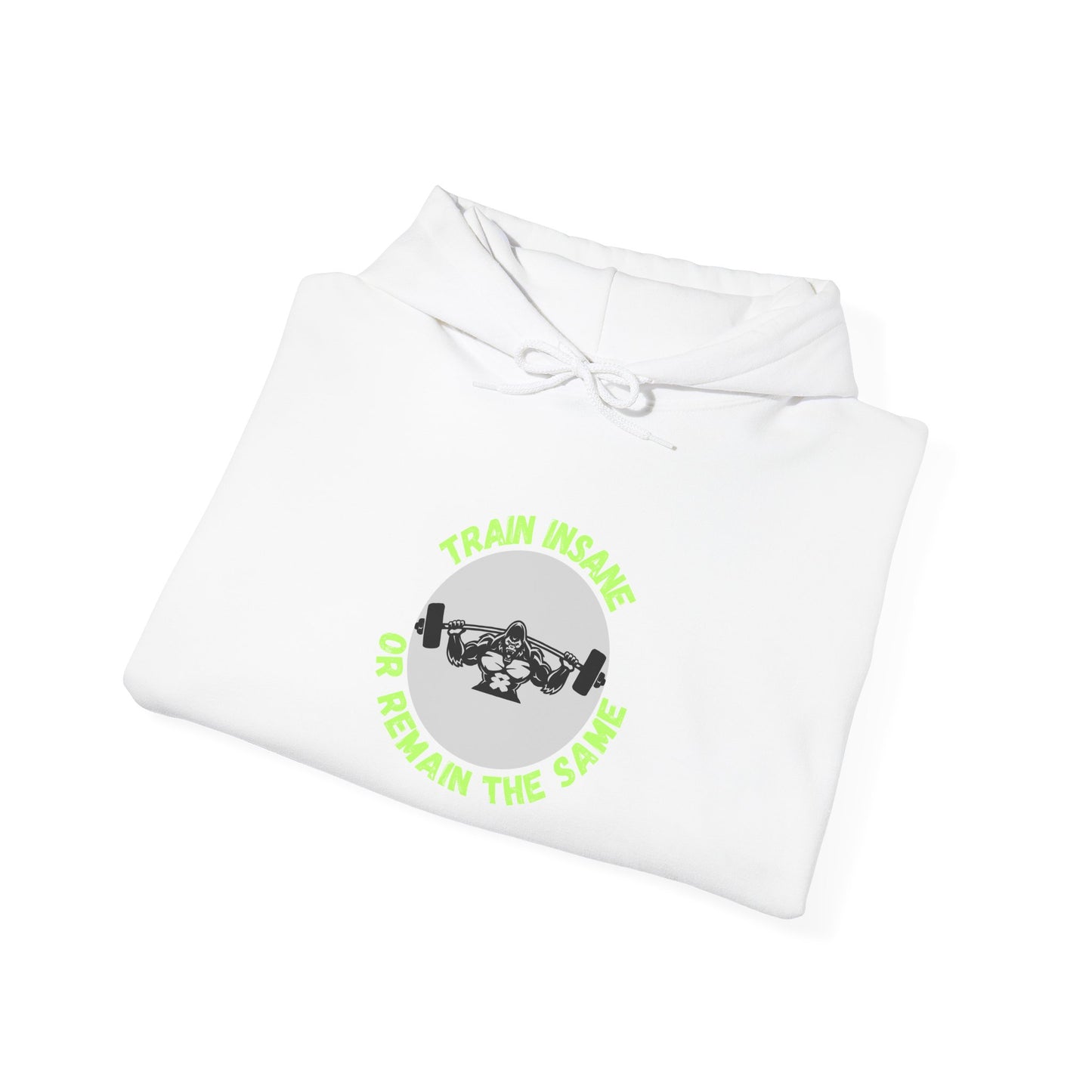 Train Insane Unisex Heavy Blend™ Hoodie - Motivational Gym Sweatshirt