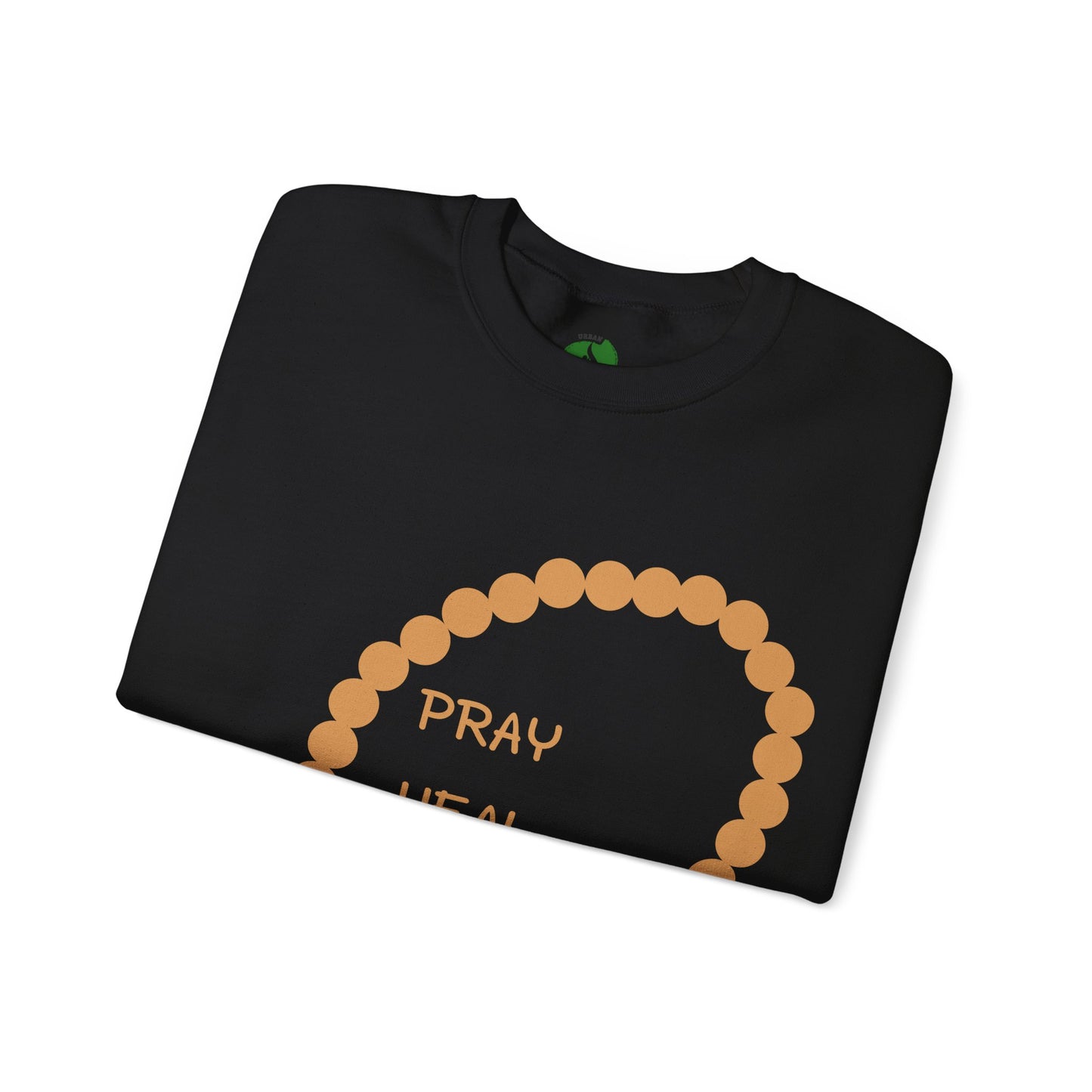 Pray Heal Repeat Crewneck Sweatshirt for Mindfulness and Healing