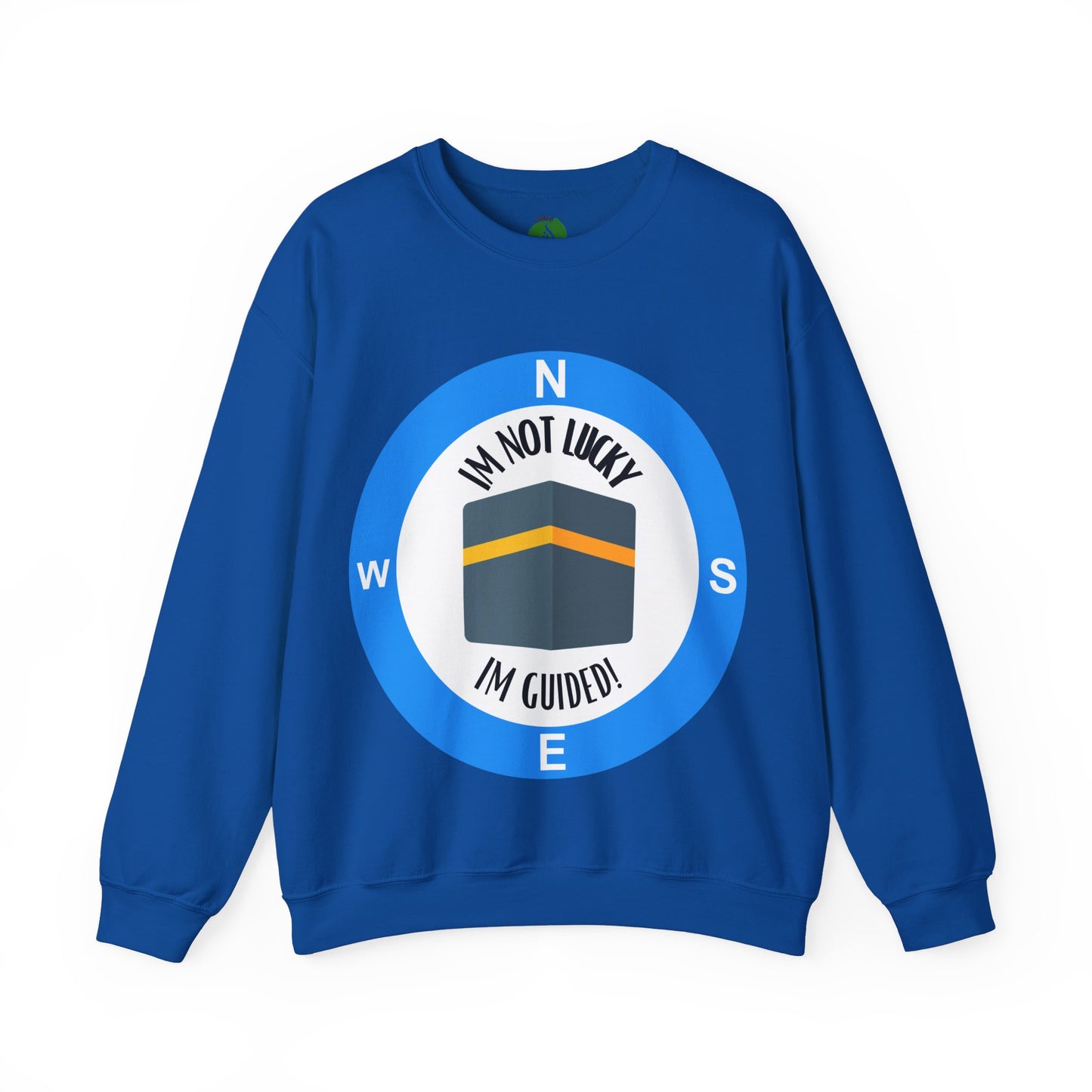 I'm Not Lucky, I'm Guided! Unisex Crewneck Sweatshirt Halal Fashion Sweat Shirt