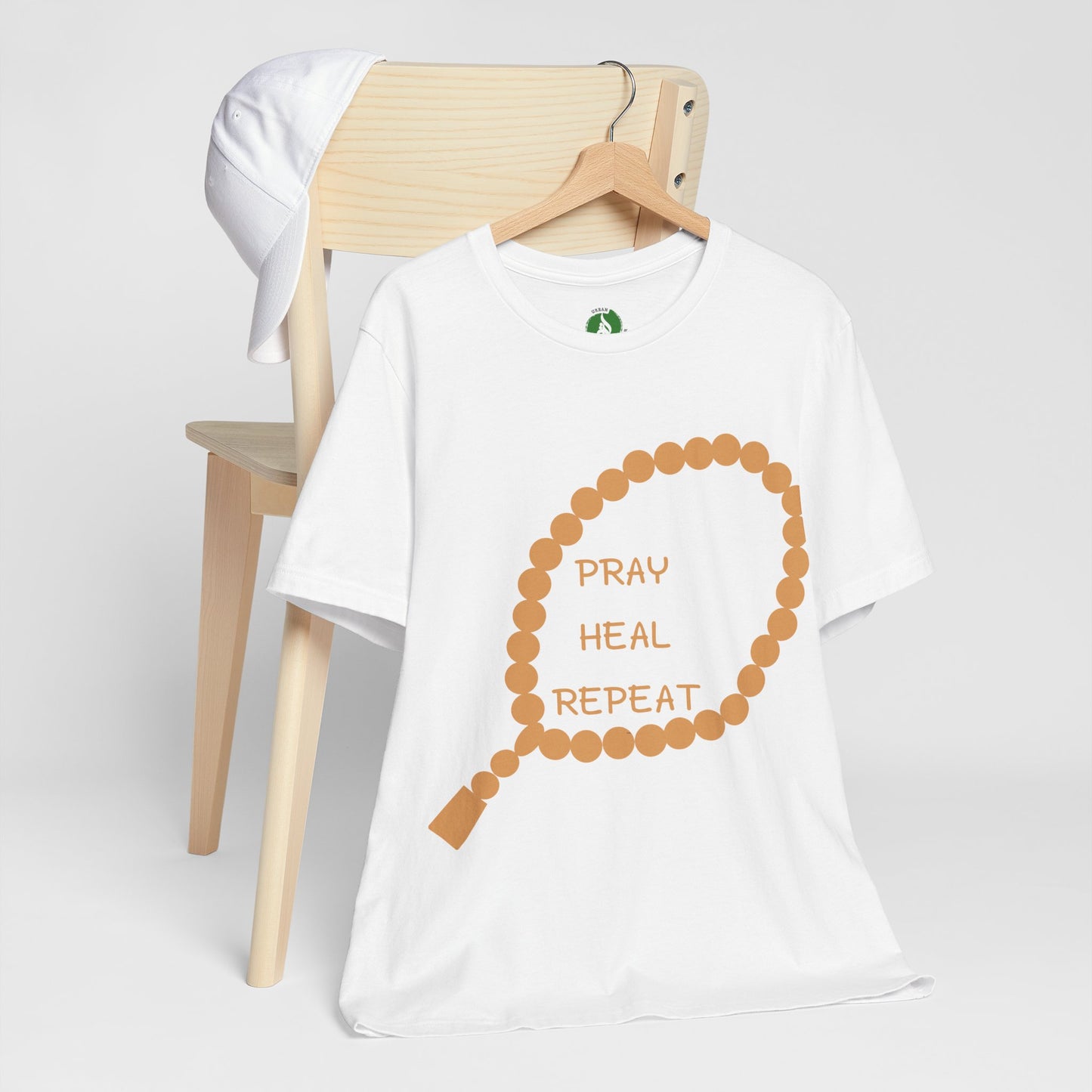 Pray Heal Repeat Unisex Jersey Tee - Inspirational Spiritual Shirt Islamic Street Fashion