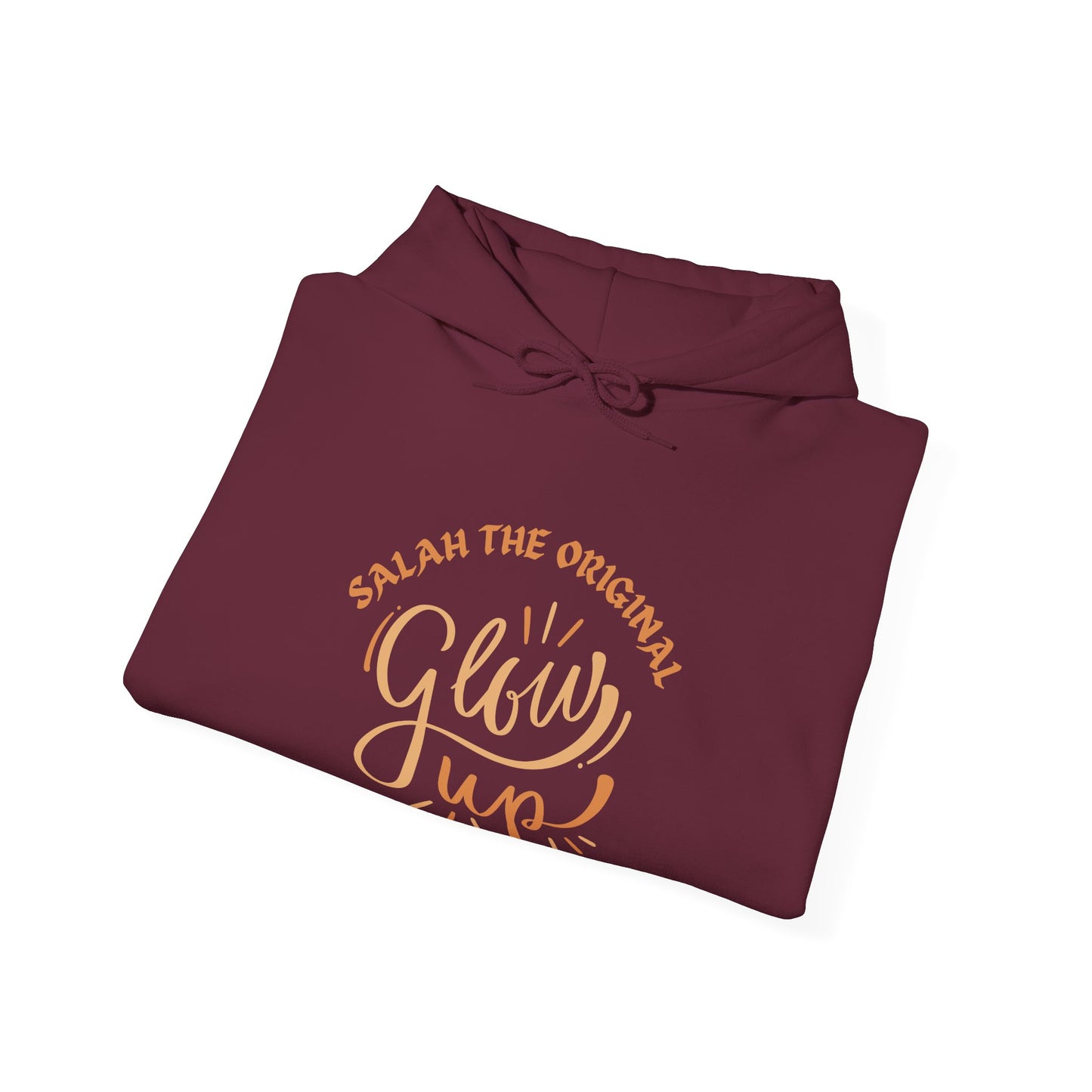 Glow Up Unisex Hooded Sweatshirt - Motivational Inspirational Apparel
