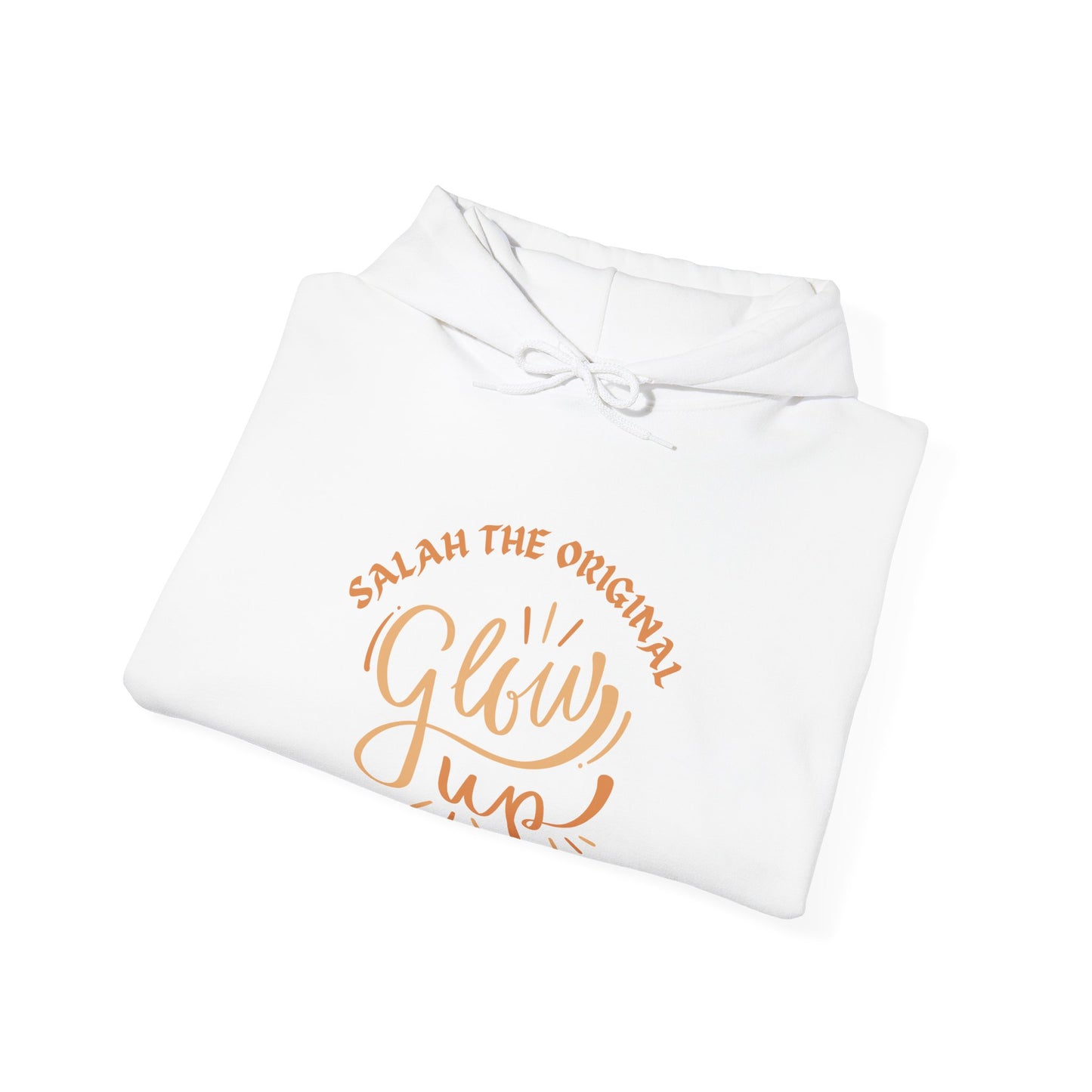 Glow Up Unisex Hooded Sweatshirt - Motivational Inspirational Apparel