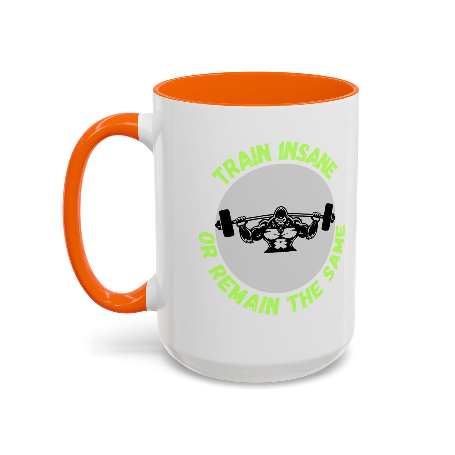 Motivational Fitness Coffee Mug - "Train Insane or Remain the Same" - Perfect Gift for Gym Enthusiasts Humour Joke Gym Mug