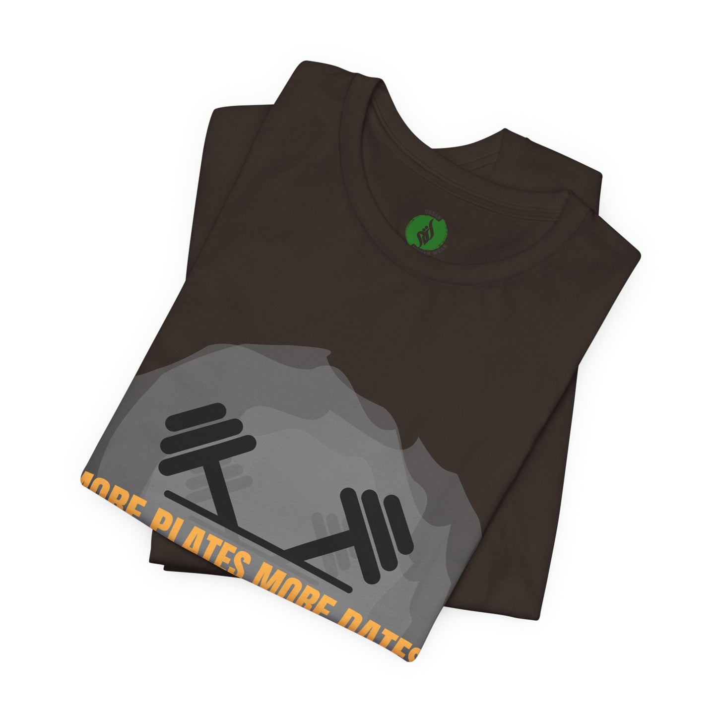 Fitness Motivational Tee - 'More Plates More Dates' Unisex Jersey Short Sleeve Shirt