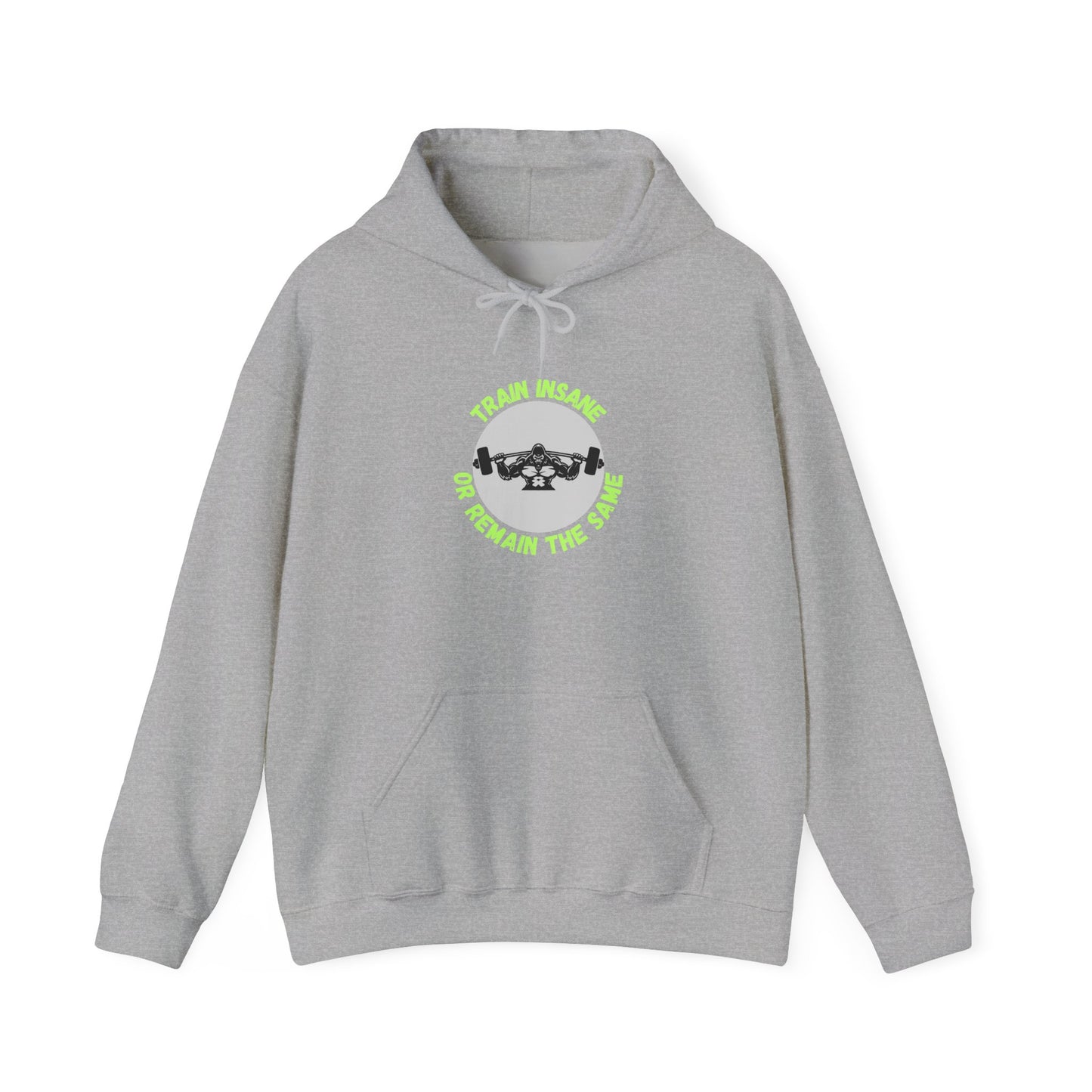 Train Insane Unisex Heavy Blend™ Hoodie - Motivational Gym Sweatshirt