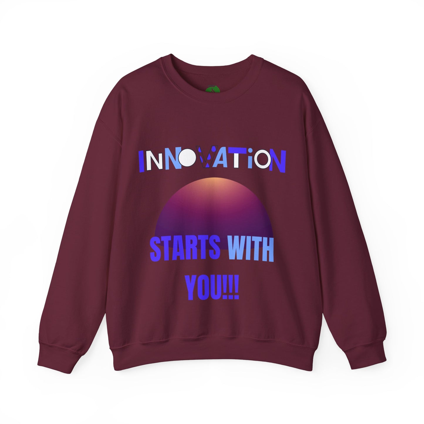 Innovation Starts With You Unisex Crewneck Sweatshirt Gym Clothing Sweat Shirt