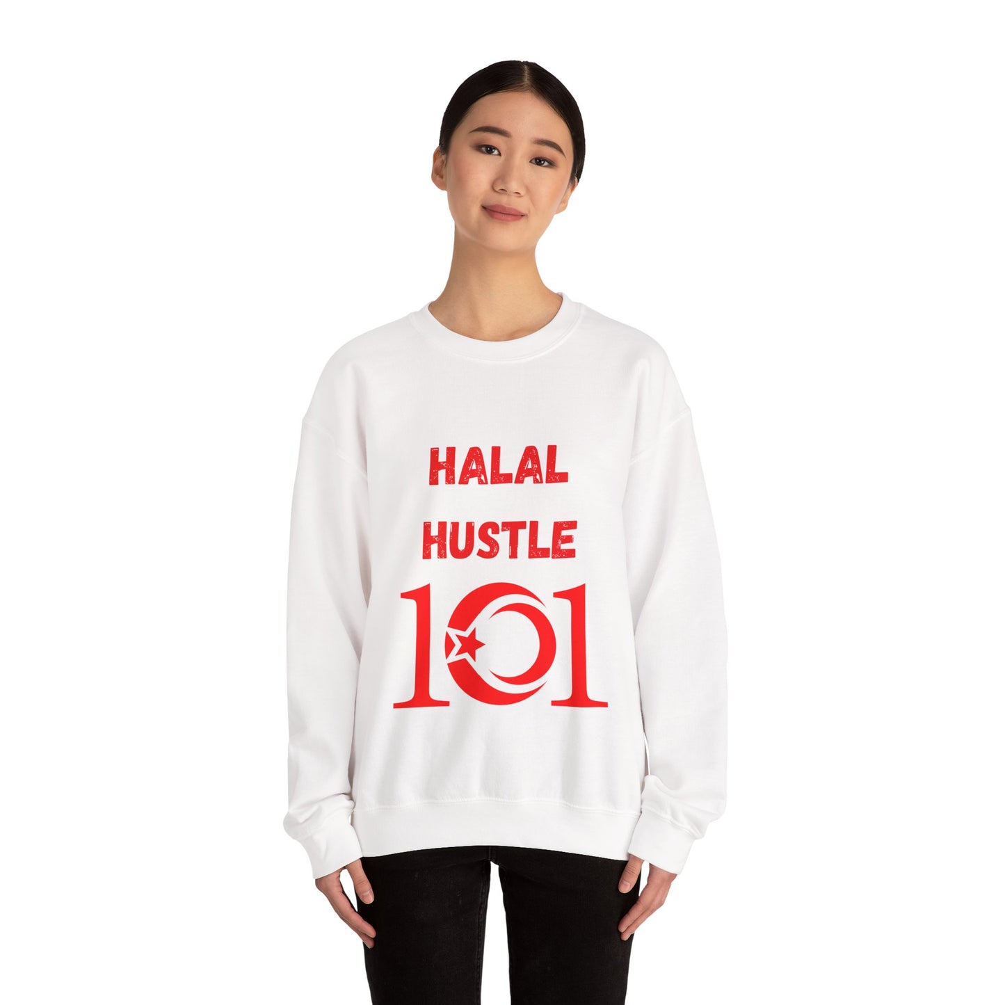 Halal Hustle 101 Unisex Crewneck Sweatshirt