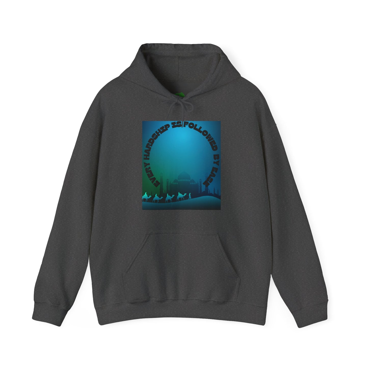 Chill Vibes Unisex Heavy Blend™ Hoodie - "Happiness is Followed by Peace" Design