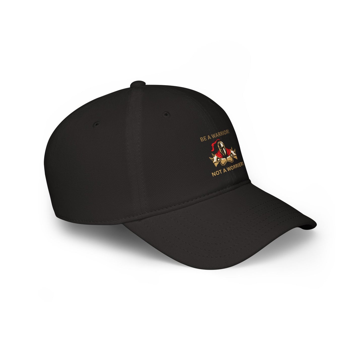 Inspirational Warrior Baseball Cap - Be a Warrior, Not a Worrier Humour Joke Cap