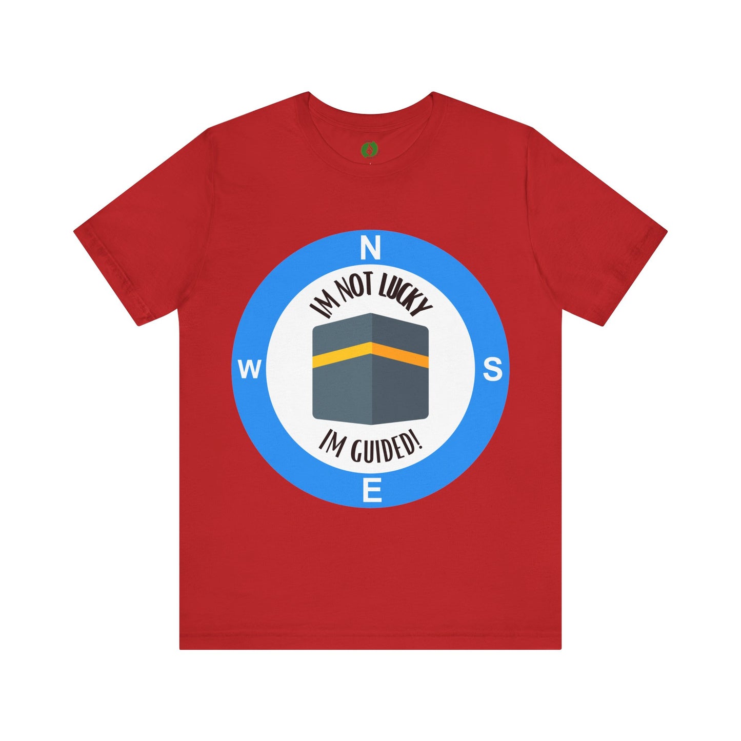 Guided Journey Unisex Jersey Tee - Inspirational Compass Design Halal Fashion T Shirt