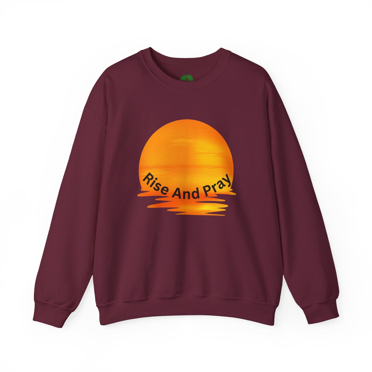Rise And Pray Unisex Crewneck Sweatshirt - Cozy Spiritual Vibe Muslim Street Wear