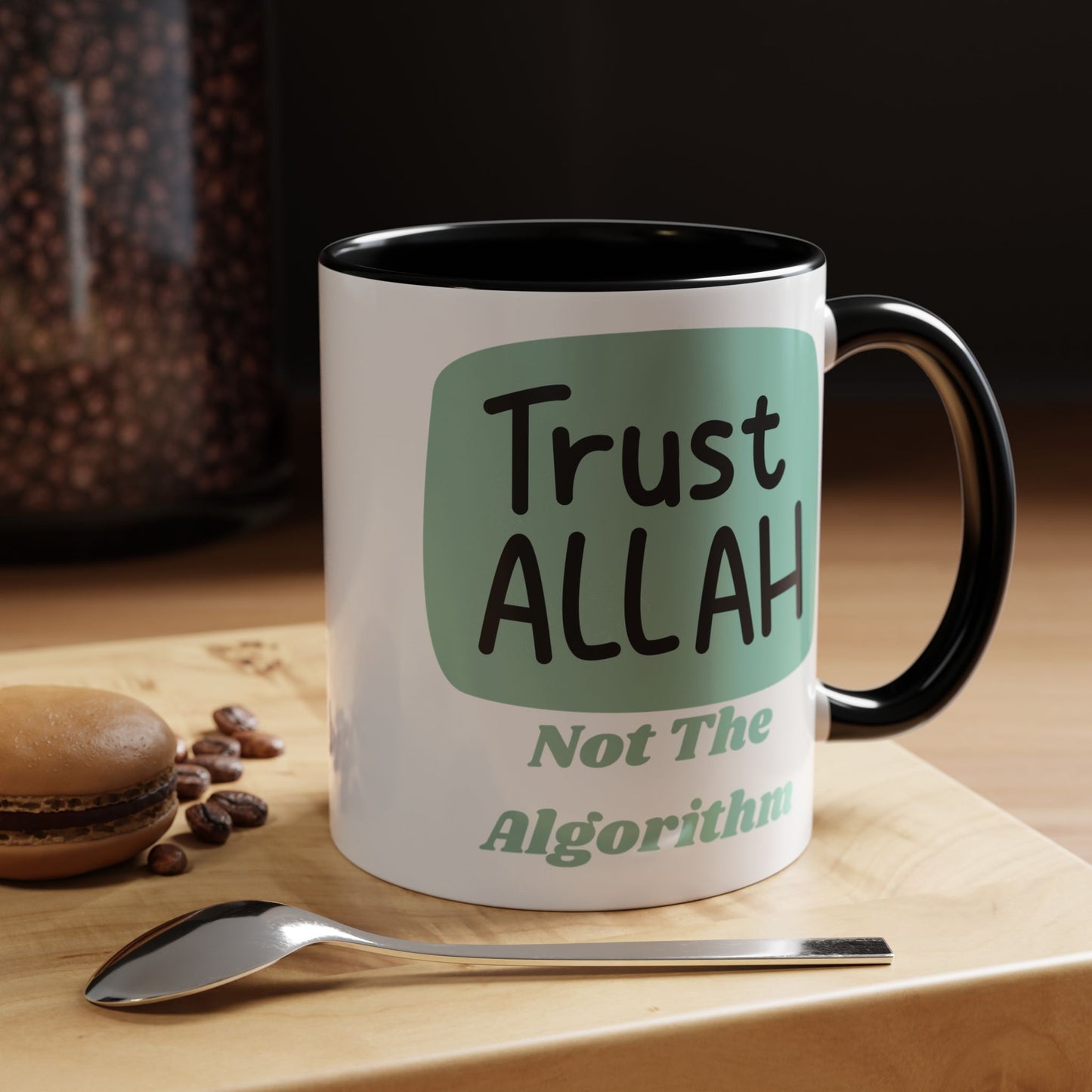 Inspirational Coffee Mug - Trust Allah Not The Algorithm Islamic Accessories Mug
