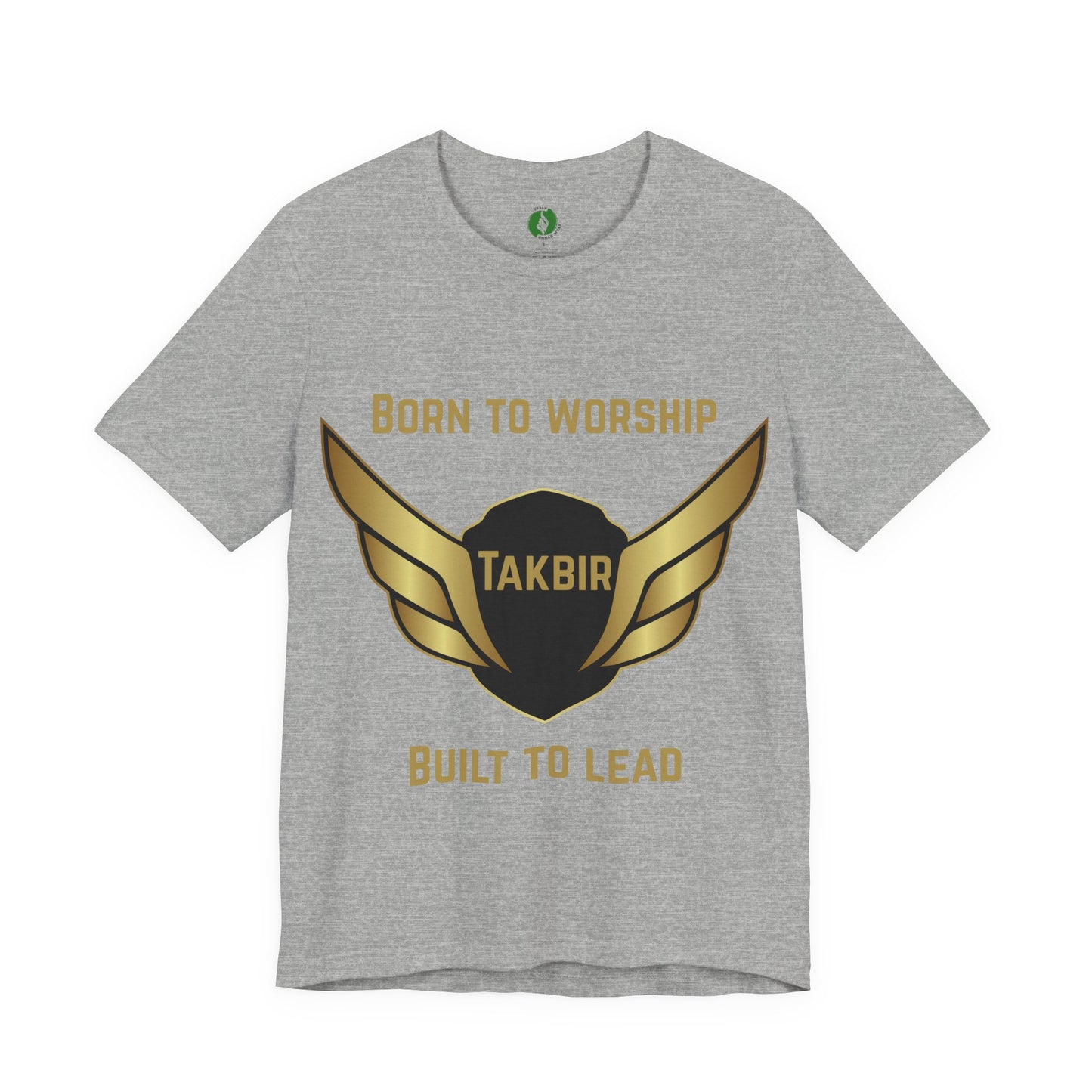 Inspirational Unisex Short Sleeve Tee - 'Born to Worship'