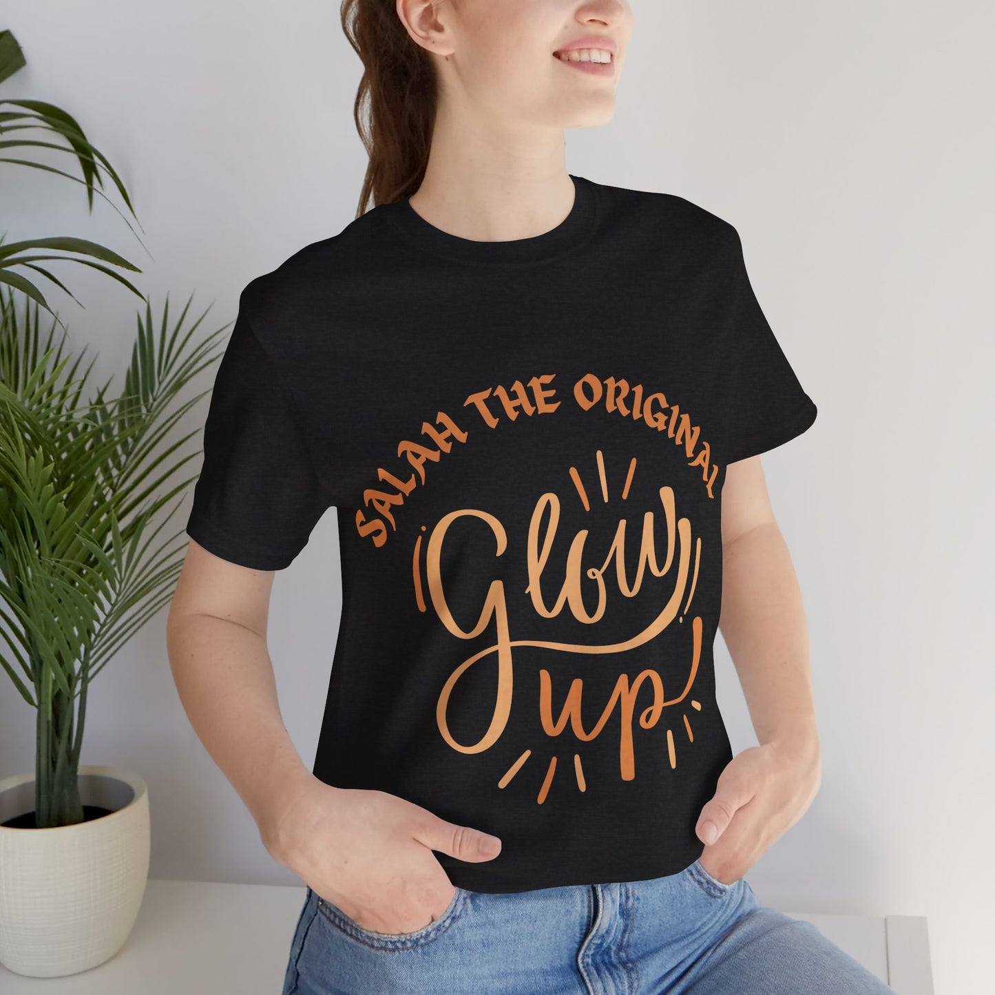 Unisex Glow Up Tee - Celebrate Your Growth and Style Muslim Clothing