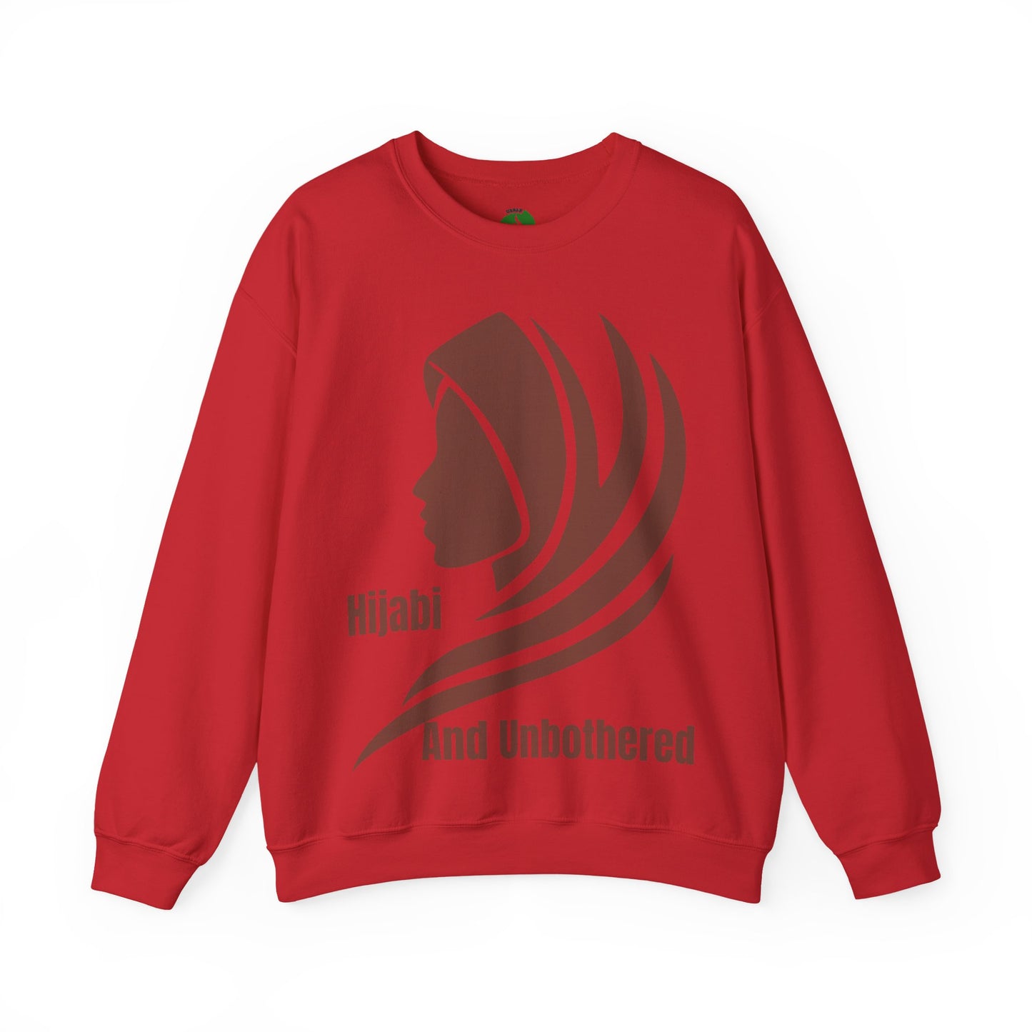 Hijabi and Unbothered Crewneck Sweatshirt - Stylish Unisex Heavy Blend for Everyday Comfort