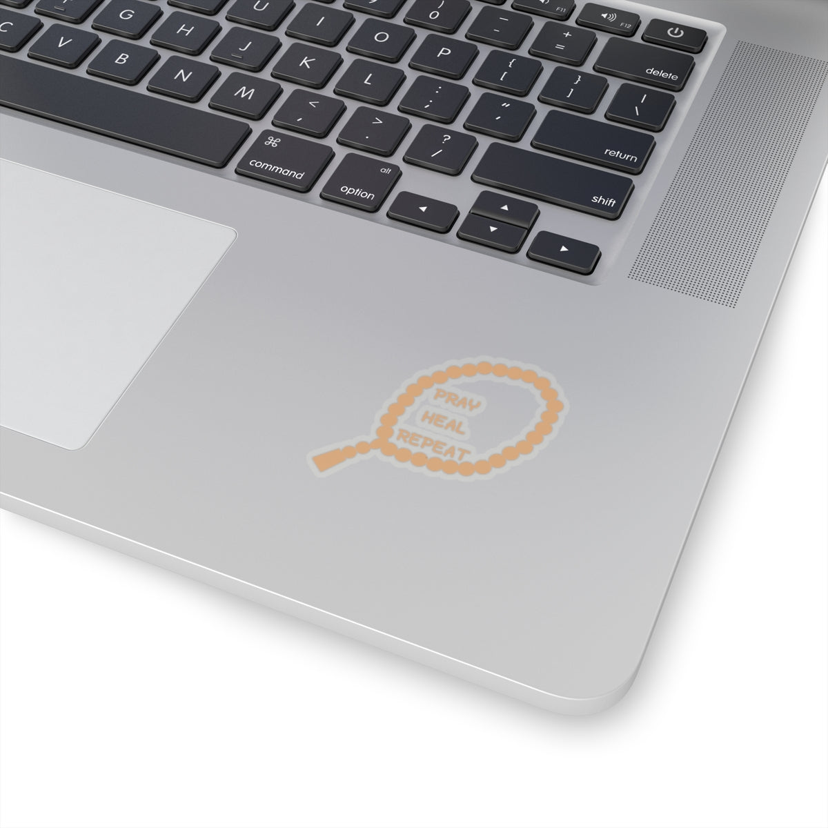 Inspirational Kiss-Cut Stickers - "Pray, Heal, Repeat" Islamic Street Accessories