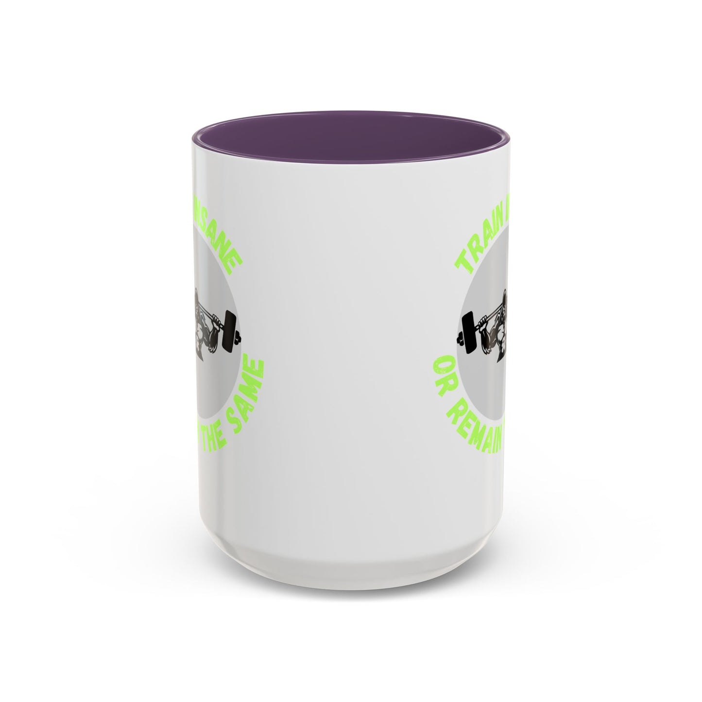 Motivational Fitness Coffee Mug - "Train Insane or Remain the Same" - Perfect Gift for Gym Enthusiasts Humour Joke Gym Mug