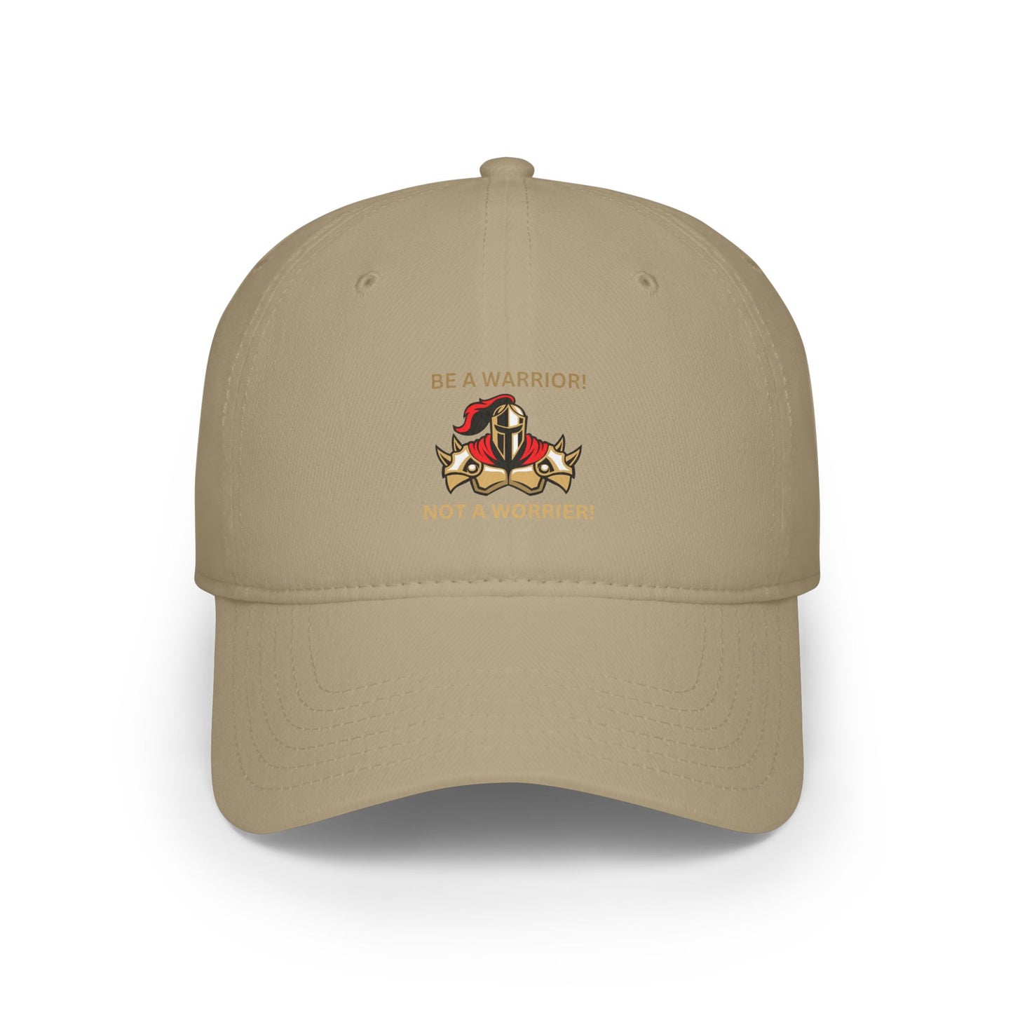 Inspirational Warrior Baseball Cap - Be a Warrior, Not a Worrier Humour Joke Cap